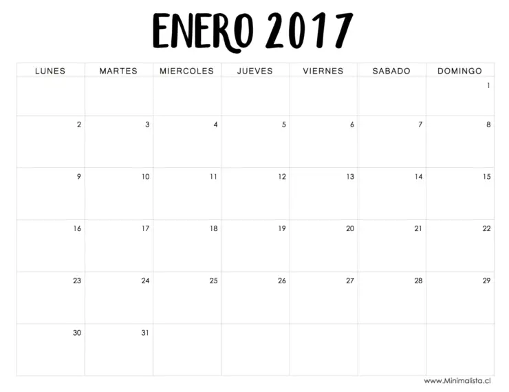 calendario-enero-2017