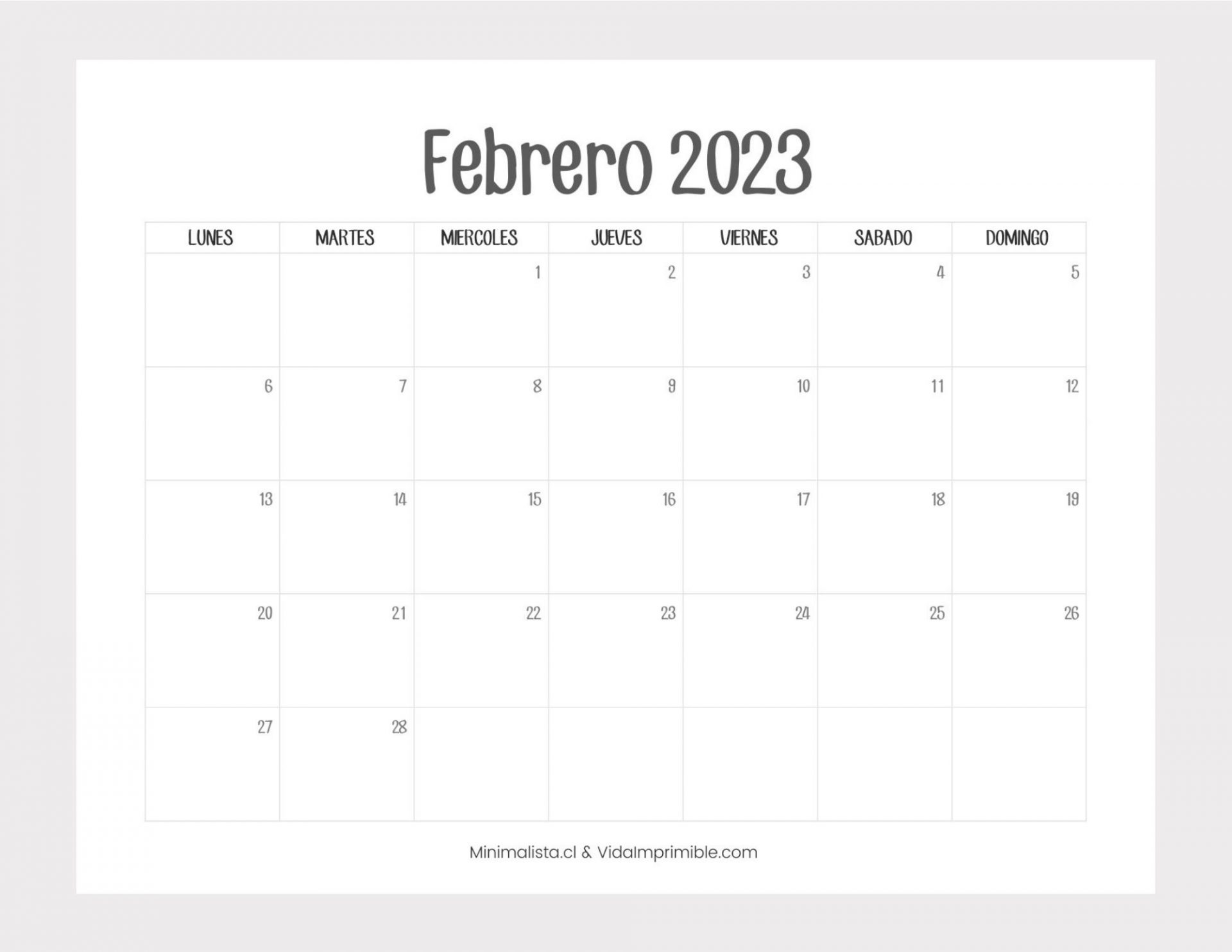 Calendarios 2023 Para Imprimir Descarga Gratis Minimalista Hot Sex 2589