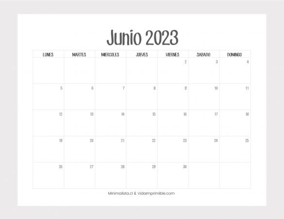 Calendario Junio De 2023 Para Imprimir 502ld Michel Zbinden Cl